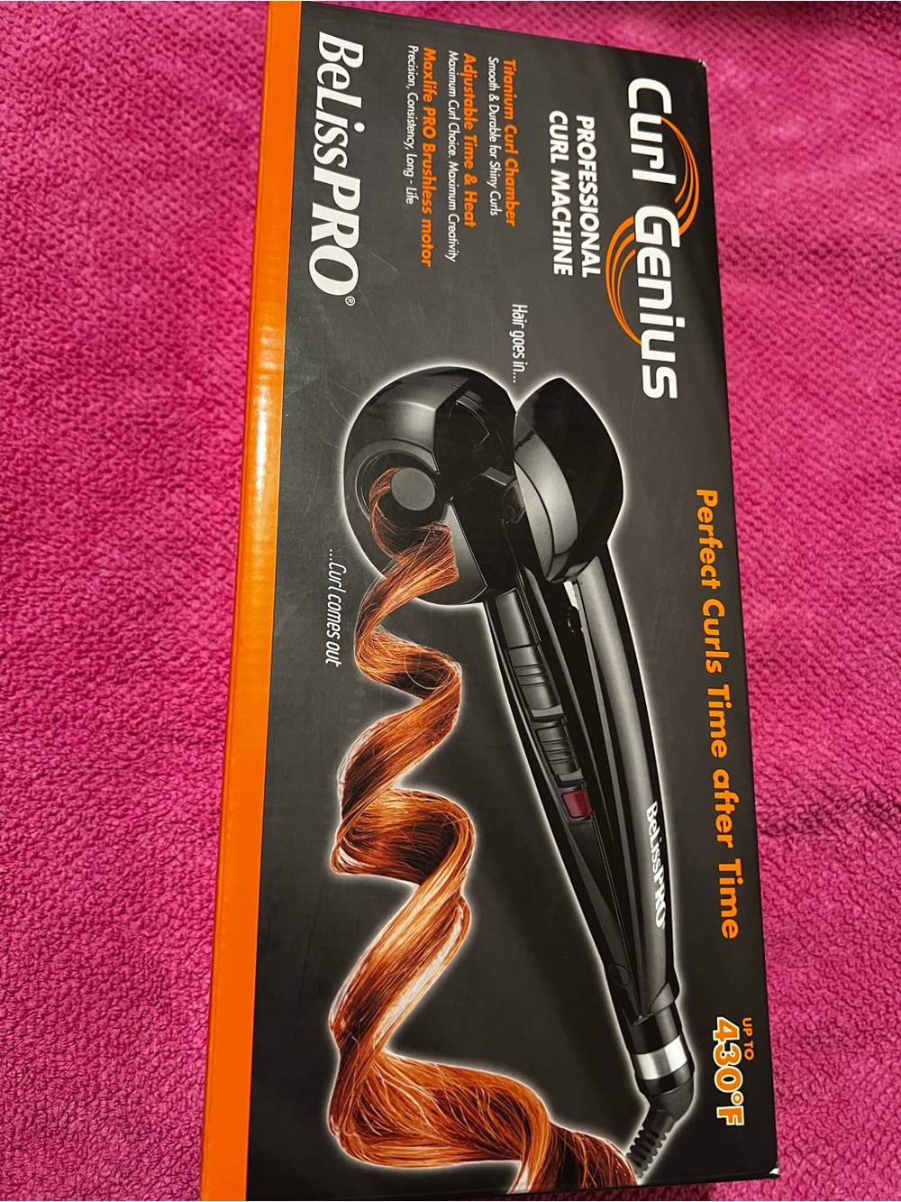 Curl Genius BeBliss PRO Professional Curl Machine - Black
